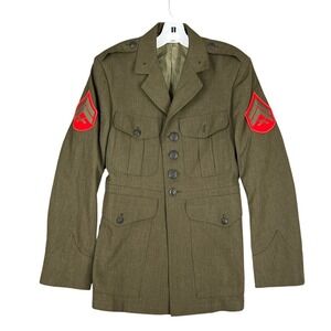 USMC Dress Coat Men Military Service Uniform Heritage Parade Formal Collectible